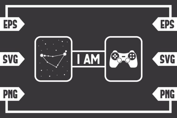 Capricorn Star Sign and Gaming Graphics for Crafts