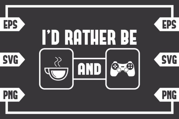 Coffee & Gaming Graphics for Crafts and Branding