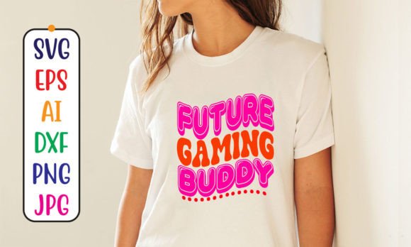 Future Gaming Buddy Retro SVG for Crafts & Graphics
