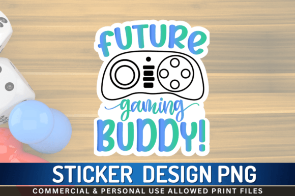 Future Gaming Buddy Sticker Png Desgin Review