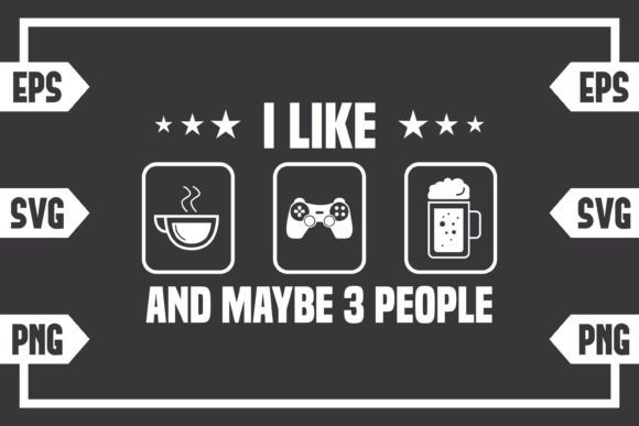 I Like Coffee Gaming Controller Beer: Graphics for Crafts