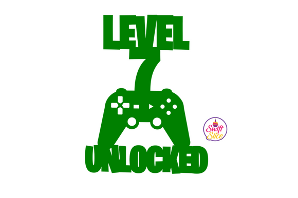 Level 7 Unlocked SVG: Gaming Graphics for Crafts