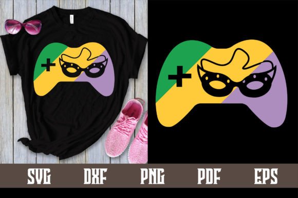Mardi Gras Gaming Graphics for Crafts