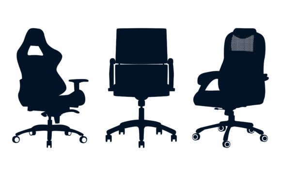Office Chair Vector: Graphics & Illustrations