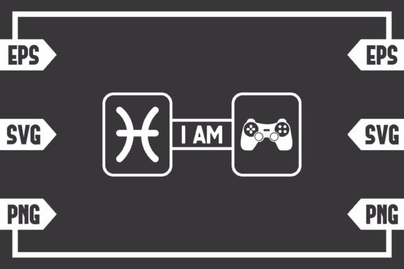 Pisces Gaming Graphics for Crafts and Branding